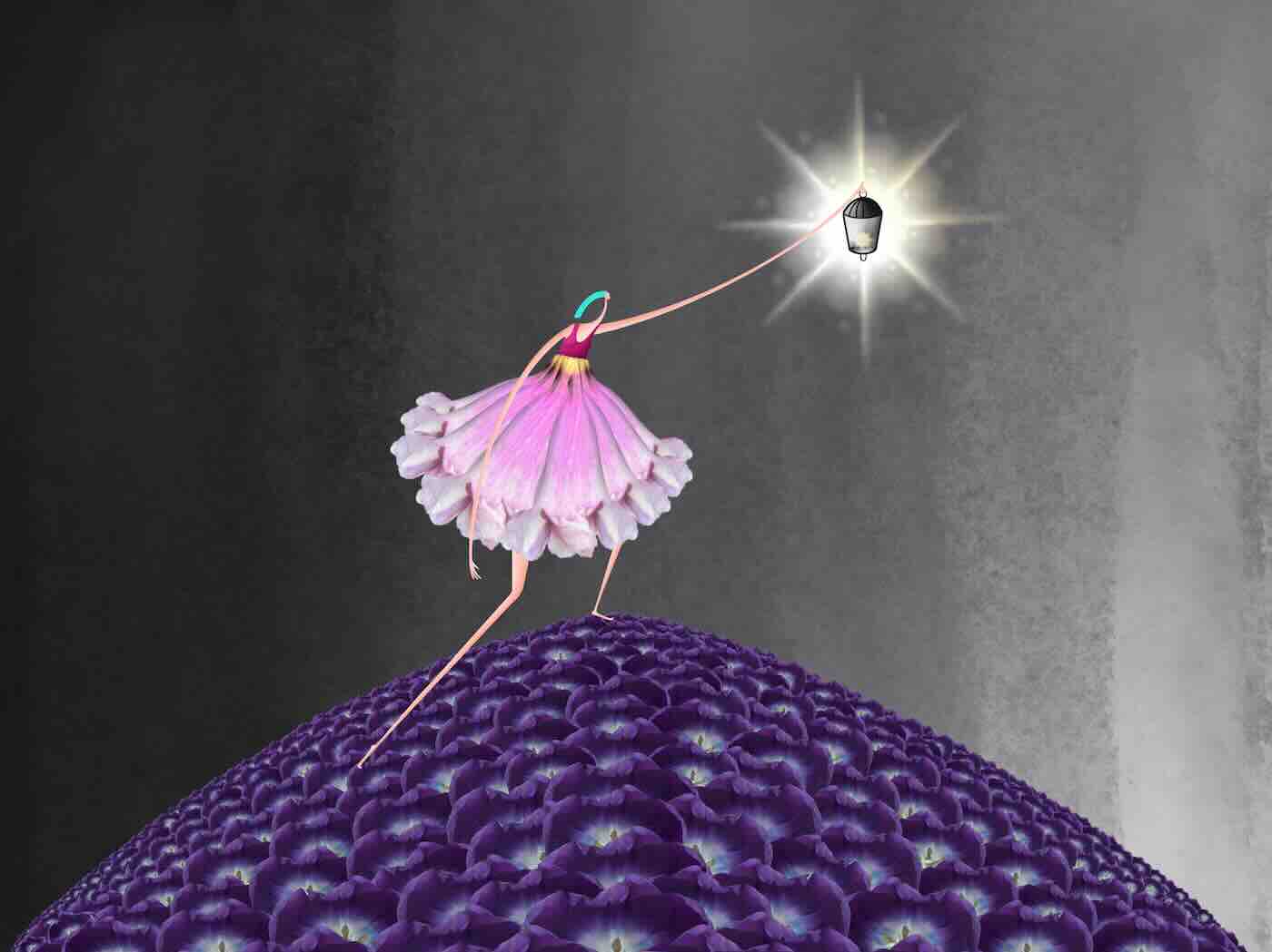 Tisk 18x24 - Kosmické světlo