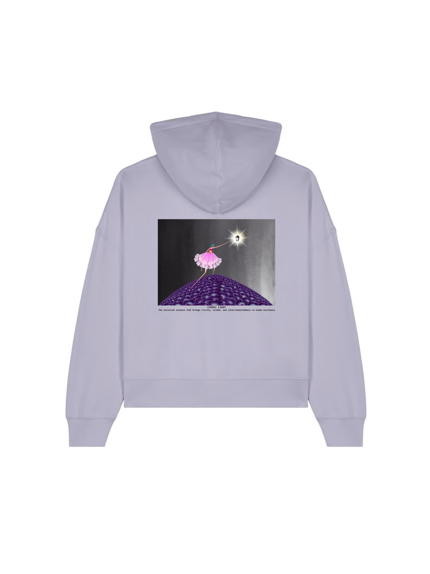 Mikina s kapucí Nora - KOSMICKÉ SVĚTLO